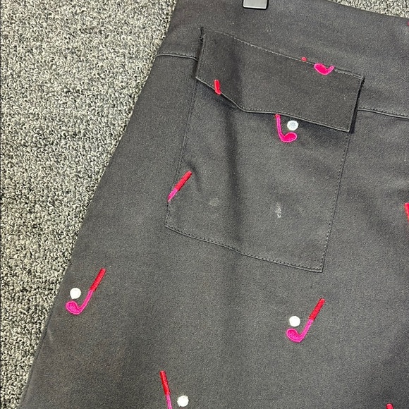 Lilly Pullitzer Black and Pink Golf Skort, Women’s 2 - Picture 3 of 12